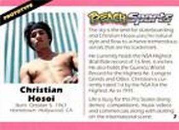 1992 Beach Sports - Promos #7 Christian Hosoi Back